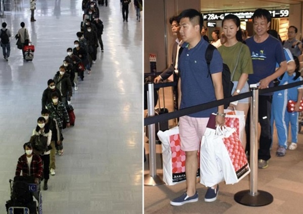 Nhật Bản: Hoãn nhiều chuyến bay vì khách du lịch Trung Quốc mua sắm quá nhiều